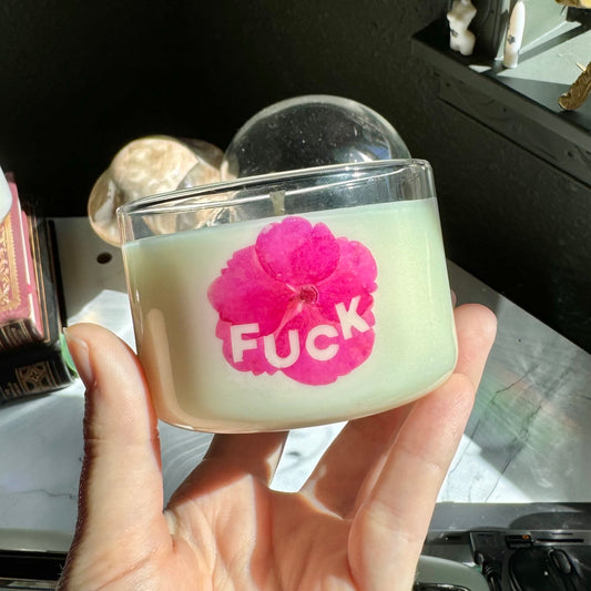 Fuck Flower Candle