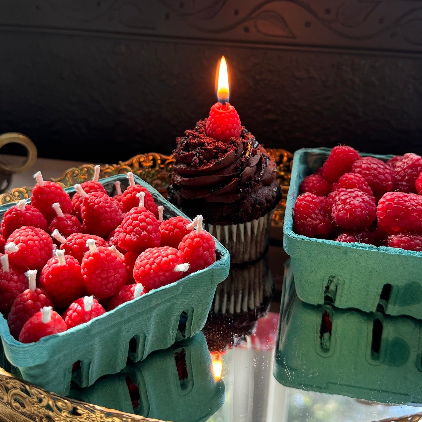 Raspberry Candles