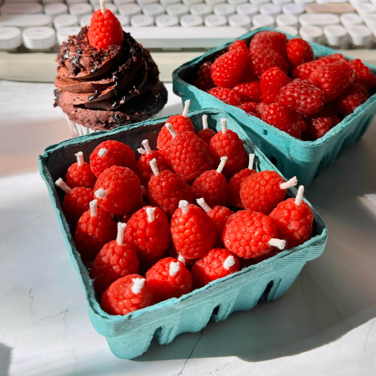 Raspberry Candles